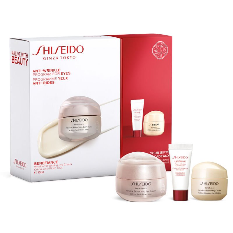 Shiseido Benefiance Wrinkle Smoothing Eye Cream Set