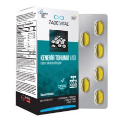 Zade Vital Kenevir Tohumu Yağı 30 Yumuşak Kapsül