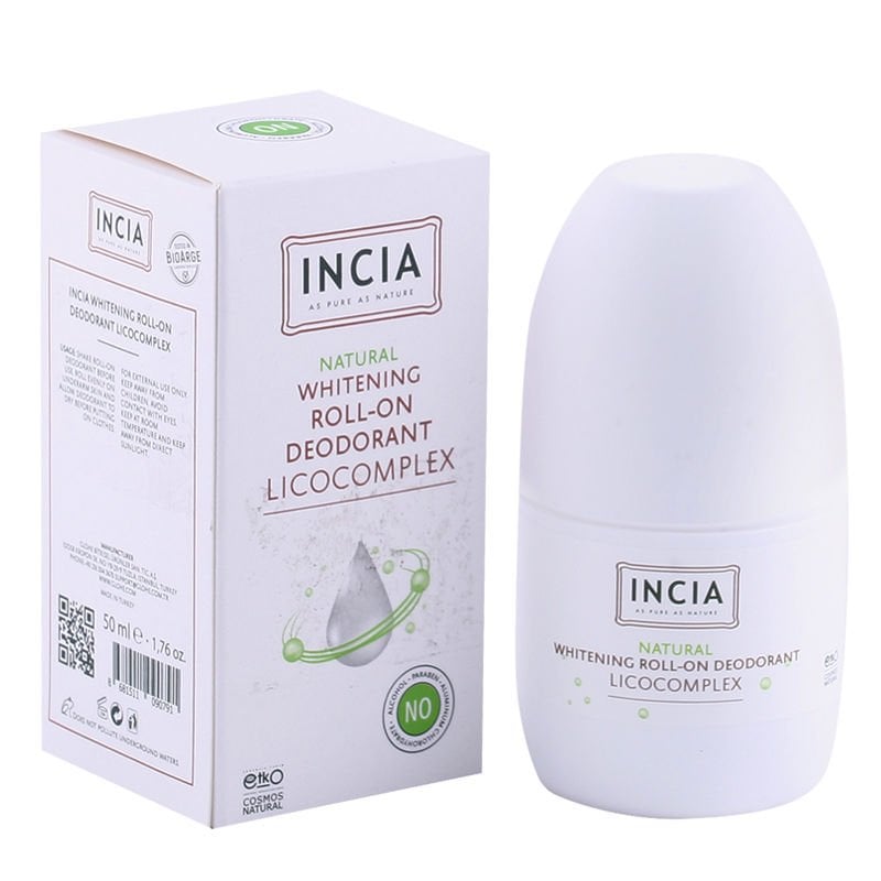 INCIA Beyazlatıcı Doğal Roll-On Deodorant 50 ml