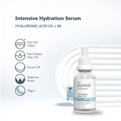 The Purest Solutions Hyaluronic Acid %2 + B5 Intensive Hydration Serum 30 ml