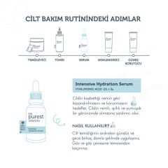 The Purest Solutions Hyaluronic Acid %2 + B5 Intensive Hydration Serum 30 ml