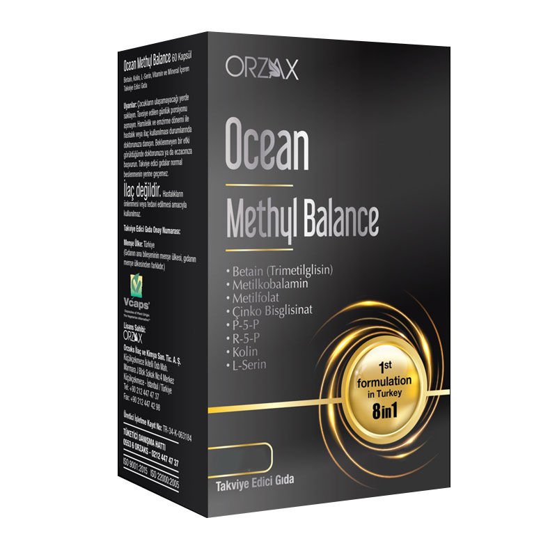 Orzax Ocean Methyl Balance Takviye Edici Gıda 30 Kapsül