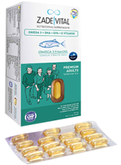 Zade Vital Premium Omega 3 Balık Yağı Yetişkinler İçin 50 Kapsül